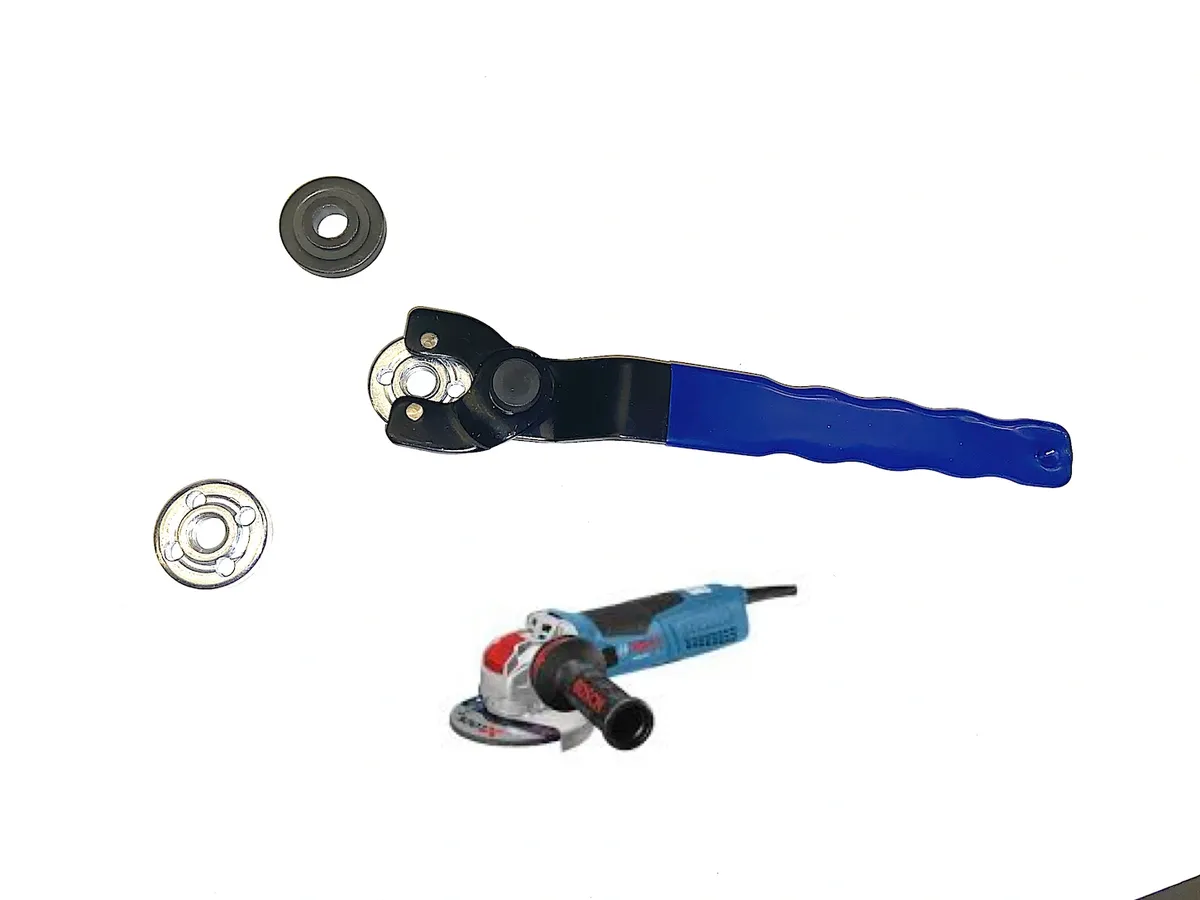 Adjustable Spanner Wrench Set for angle Grinder and other uses, INCLUDING Washers