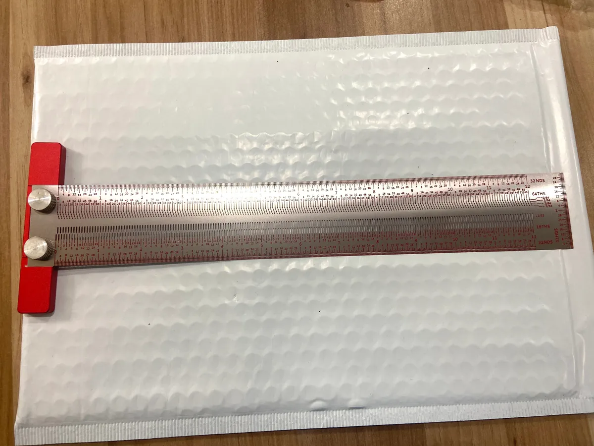 Cool Ruler, Scale with holes for easy Layout, Woodworking, Tool and die, Construction.Very Accurate