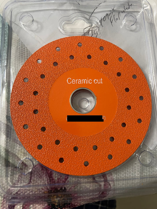 5" Diamond Cut-off wheels (3Pack) for cutting Glass, Ceramic Porcelain and other Materials