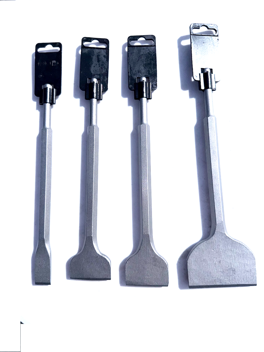 SDS Plus Chisel Set (4) Piece 3/4"-3"